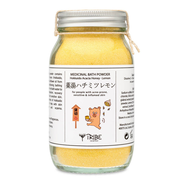 Japanese Bath Powder with Hokkaido Honey & Lemon 200g