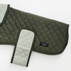 Luxe Quilted Dog Coat - Country Khaki - XS