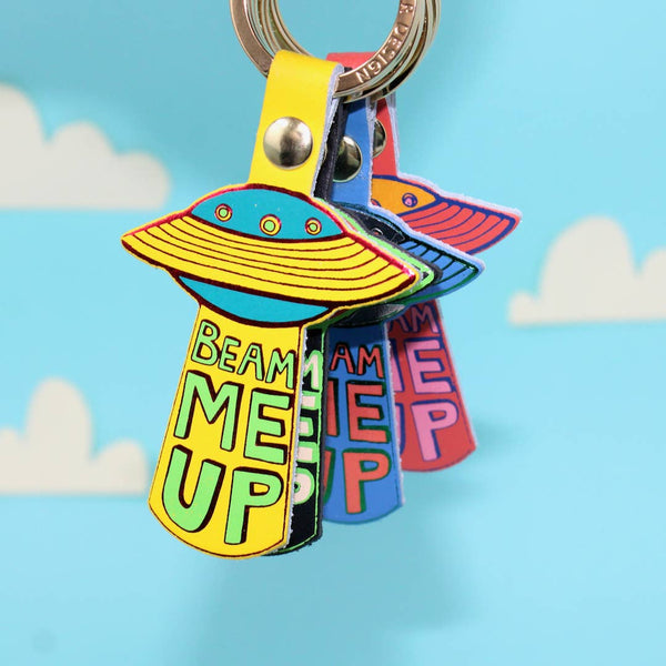 UFO Key Fob - Coral