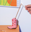 Cowboy Boot Incense Holder - Pink