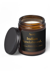 Indian Sandalwood Scented Jar Candle