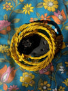 Fabric Extension Cable - Buttercup/Black - 2m