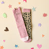 Clara Cat Leopard 2 Pack Socks - Size 9-12 Jr