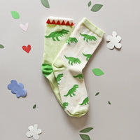 T-Rex 2 Pack Socks - Size 9-12 Jr