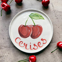 Cerises Plate - Medium