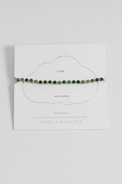 Amelia Bracelet - Green Quartz Gold Plated