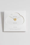 Doodle Heart Necklace - Gold & Silver Plated