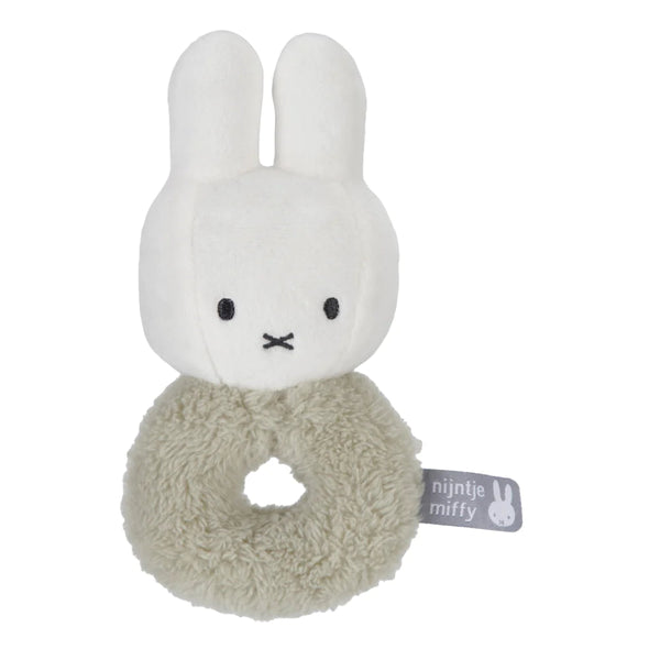 Miffy Rattle - Fluffy Green