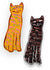 Cat Tails Bookmark: Black