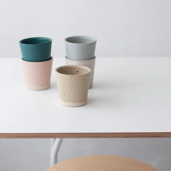 Beaker - Linen Blue & Speckled