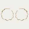 Large Hellir Hoops - Gold Plated