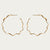 Large Hellir Hoops - Gold Plated