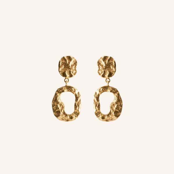 Cloud Earrings - Gold Plated