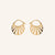 Small Misty Light Earrings - Gold Plated