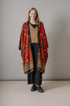 Dragon Rust Velvet Grand  Kimono