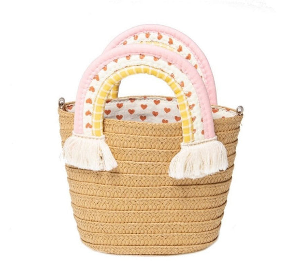 Rainbow Handle Basket