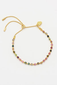 Amelia Bracelet - Tourmaline Gold Plated