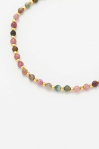 Amelia Bracelet - Tourmaline Gold Plated