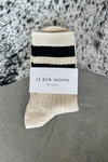 Her Socks - Varsity Cream/Black