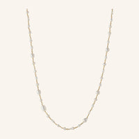 White Dreams Necklace - Gold Plated