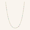 Sea Colour Necklace - Gold