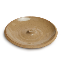 Stoneware Ceramic Incense Holder - Natural Oatmeal