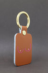 Boob Key Fob - Burnt Orange