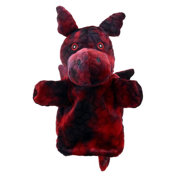 Eco Animal Puppet - Dragon - Red