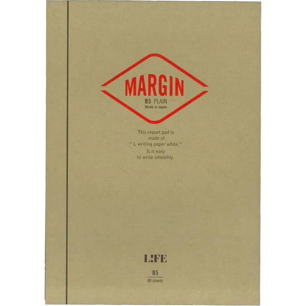 Life Margin Report Notebook B5 - Plain