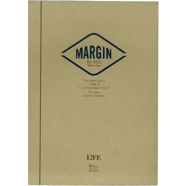 Life Margin Report Notebook B5 - Ruled