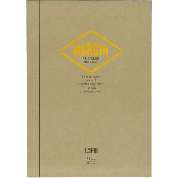 Life Margin Report Notebook B5 - Grid