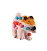 Willa, Dog with Baubles Hanging Felt Decoration