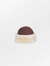 Dora Shearling Hat - Hot Fudge Brown