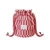 Cotton Wash Bag - Rose Checkerboard