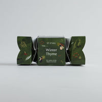 Christmas Cracker Mini Glass Candle - Winter Thyme