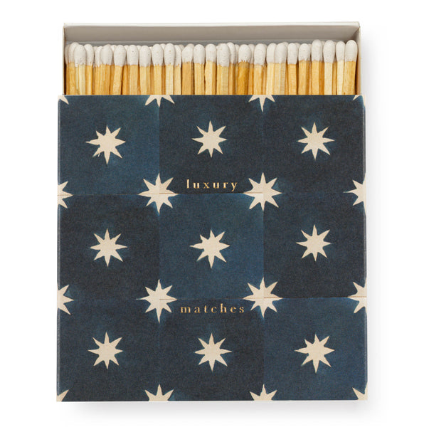 Navy Star Tile Luxury Matches - Wanderlust x Archivist Collaboration