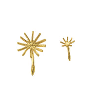 Asymmetric Dandelion Fluff Earrings