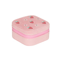 Sweet Strawberry Square Jewellery Box