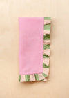 Cotton Napkins in Green Stripe (Set of 2)