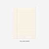 Paperian Lifepad A5 Notepad - Line Yellow