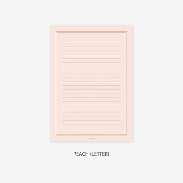 Paperian Lifepad A5 Notepad - Letter Peach