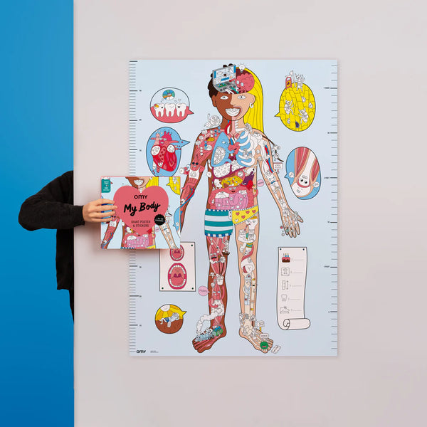 My Body - Giant Search and Find Colouring Poster