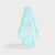 Pine Tree Glass Vase - Blue