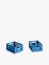 Colour Crate - Electric Blue - Mini Set of 2