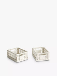 Colour Crate - Off-white - Mini Set of 2