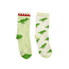 T-Rex 2 Pack Socks - Size 9-12 Jr