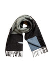 Lambswool Oversized Scarf in Flora Jacquard