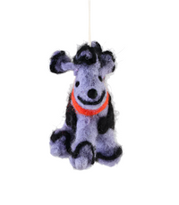 Fleur, The Purple Poodle Christmas Decoration