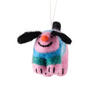 Stumpy, Dog with Abstract Jumper Christmas Decoration