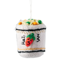 Noodle Cup Christmas Hanging Decoration